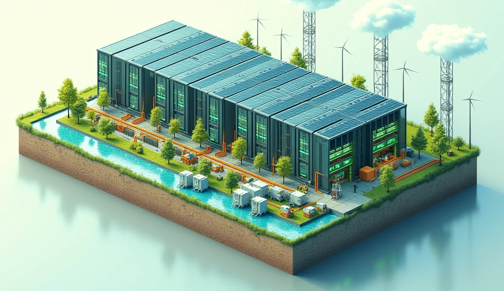 20251225_1838_image The Rise of Green Data Centers: Why Sustainability Is Tech's #1 Priority in 2025